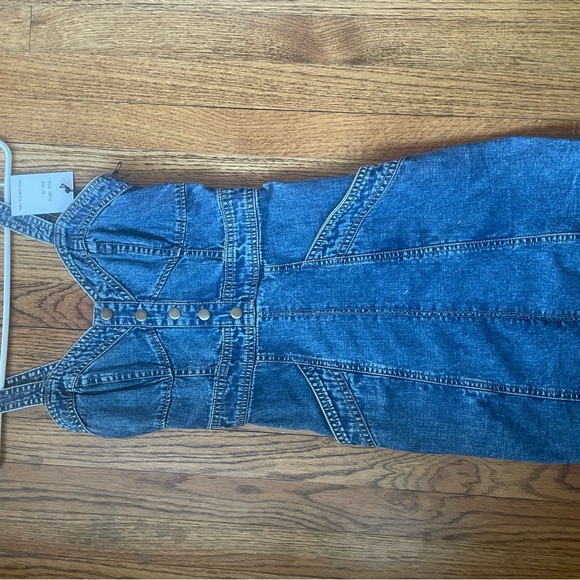 Denim Button-Front Dress - Picture 6 of 8